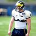 Michigan linebacker Jake Ryan stands by during a drill on the practice field outside of the Al Glick Field House on Thursday, August 8, 2013. Melanie Maxwell | AnnArbor.com 